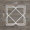 Ekena Millwork Extra Small Kiowa Decorative Fretwork Wall Panels in Architectural PVC, 7 3/8"W x 7 3/8"H x 3/8"T WALP08X08KWA - alternate 4
